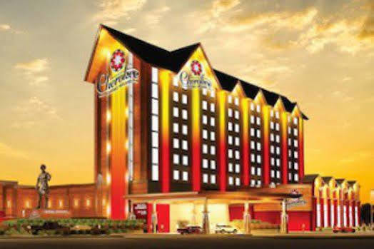Cherokee Casino Hotel Roland Exteriör bild